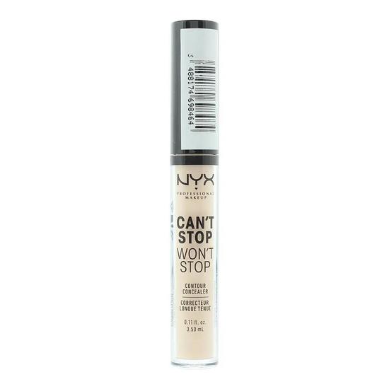 NYX Professional Makeup Can't Stop Won't Stop 24h Light Ivory Concealer 3.5ml