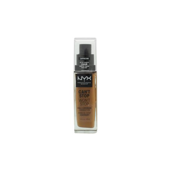NYX Professional Makeup Can't Stop Won't Stop Full Coverage 24h Foundation Cappuccino