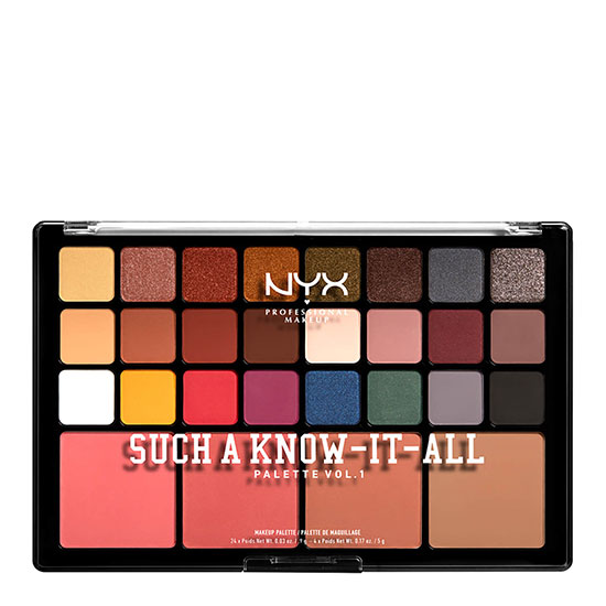 Nyx Professional Makeup Such A Know It All Eye Shadow Blusher Contour Palette