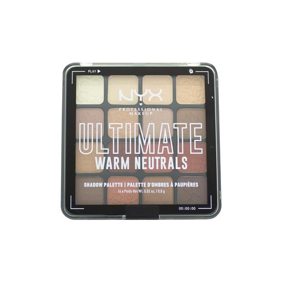 NYX Professional Makeup Ultimate Eyeshadow Palette Warm Neutrals