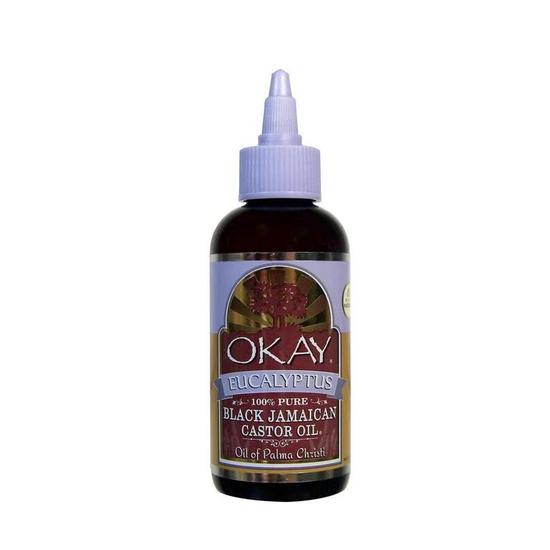 Okay 100 Percent Pure Black Jamaican Castor Oil With Eucalyptus 118ml