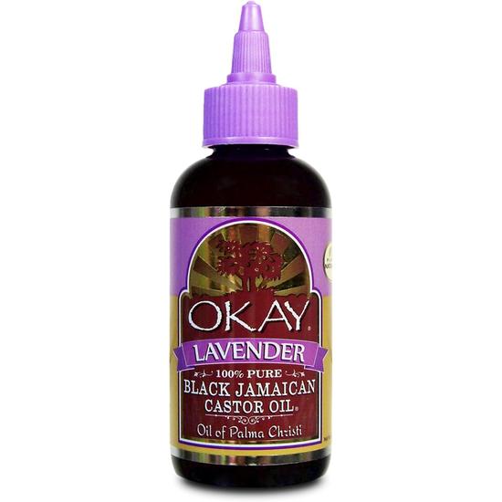 Okay 100 Percent Pure Black Jamaican Castor Oil With Lavender 118ml