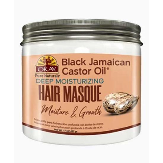 Okay Black Jamaican Castor Oil Deep Moisturising Hair Masque 482 g