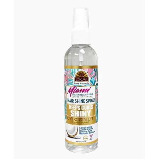 Okay Miami Keep Curls Shiny Coconut Hair Shine Spray 118ml