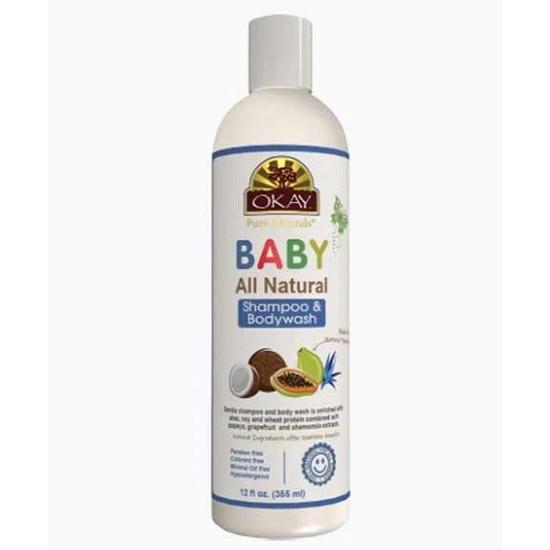 Okay Pure Naturals All Natural Baby Shampoo & Bodywash 355ml