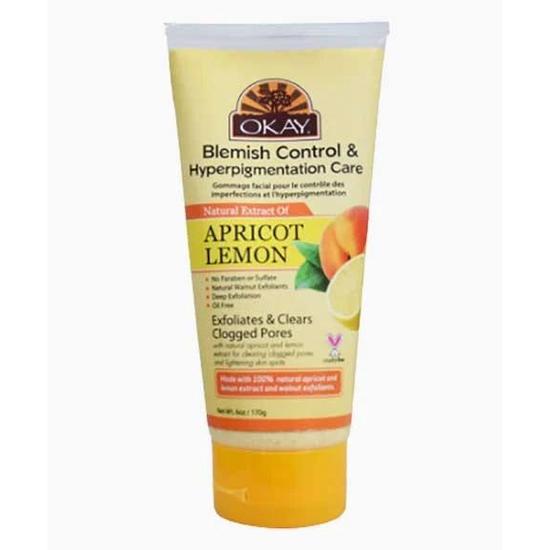 Okay Pure Naturals Blemish Control Apricot Lemon Facial Scrub 170 g