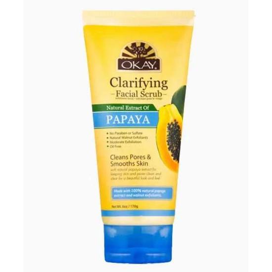 Okay Pure Naturals Clarifying Papaya Facial Scrub 170 g