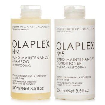 Olaplex Hair Care Set: No. 4 Bond Maintenance Shampoo+No.5 Bond Maintenance Conditione