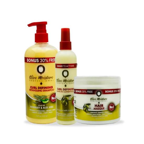 Olive Moisture Curl Defining Bundle