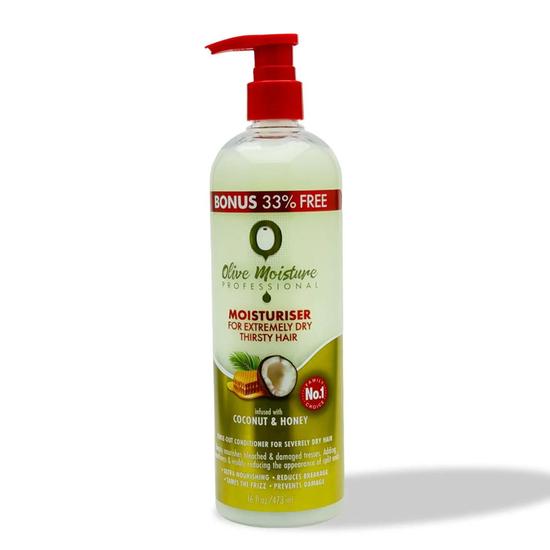 Olive Moisture Professional Moisturiser For Extremely Dry, Thirsty Hair 473ml