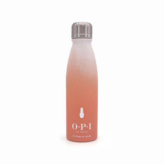 OPI 40th Anniversary Pink Water Bottle 2021 Imperfect Box