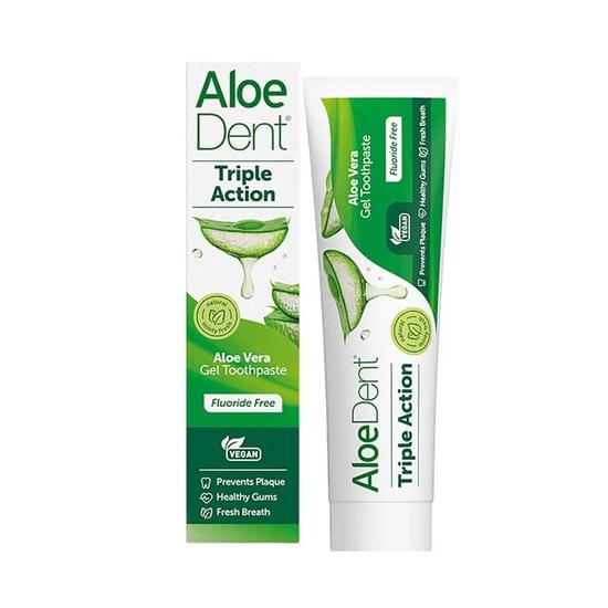 Optima Aloedent Triple Action Fluoride Free Toothpaste 100ml