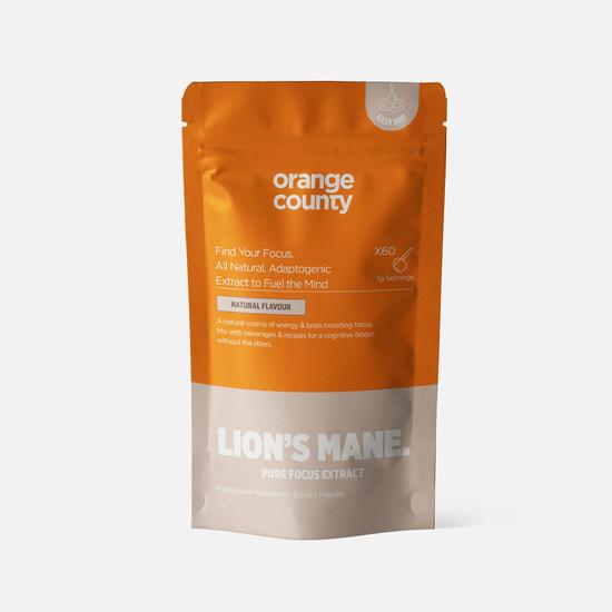 Orange County Wellbeing Lion's Mane Extract Powder 60 Servings