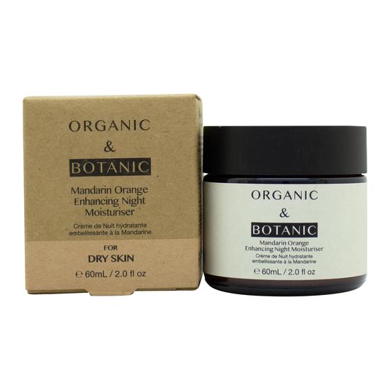 Organic & Botanic Mandarin Orange Enhancing Night Moisturiser 60ml