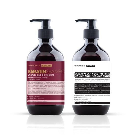 Organic & Botanic Strengthening Shampoo & Moisturising Conditioner Set