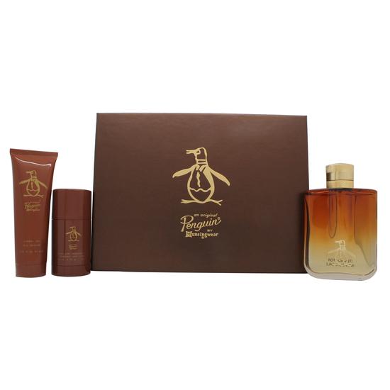 Original Penguin Gift Set 150ml White Fir & Sage Body Wash + 150ml Bergamot & Vetiver Body Wash + Socks 1 Pair