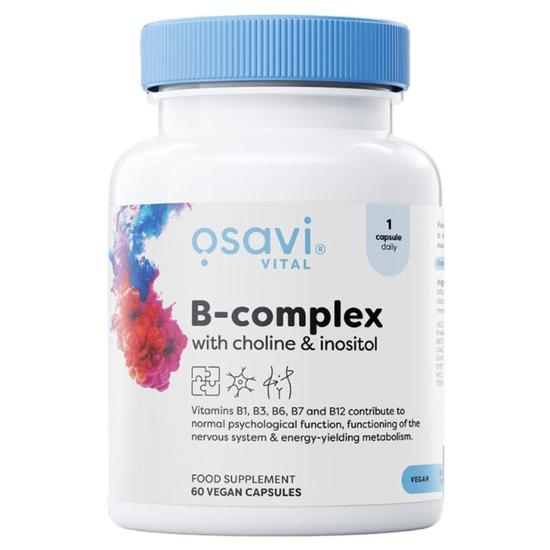 Osavi B-Complex With Choline & Inositol Capsules 60 Capsules