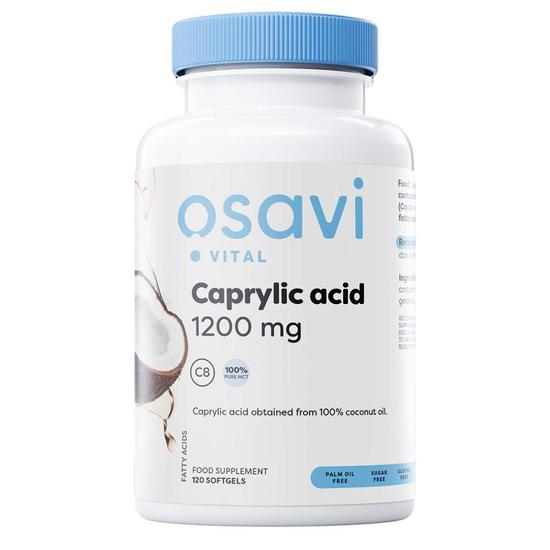 Osavi Caprylic Acid 1200mg Softgels 120 Softgels