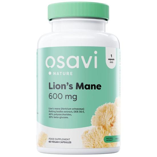 Osavi Lion's Mane 600mg Capsules 60 Capsules