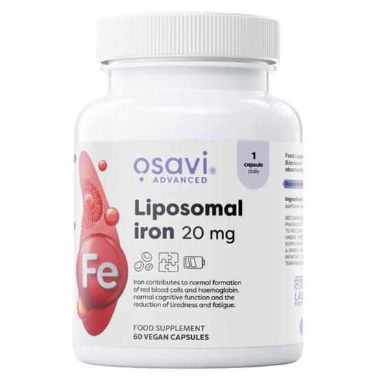 Osavi Liposomal Iron 20mg Capsules 60 Capsules