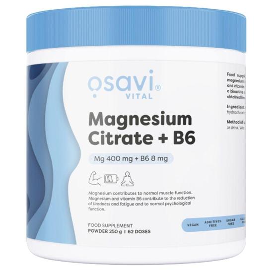 Osavi Magnesium Citrate + B6 Powder 250g