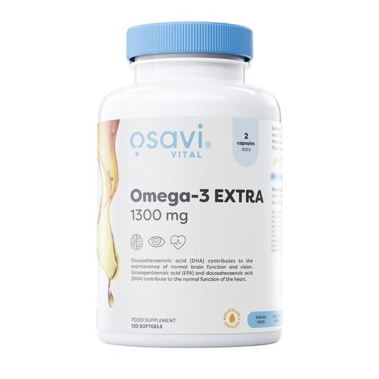 Osavi Omega-3 Extra Molecularly Distilled 1300mg Lemon Softgels 120 Softgels