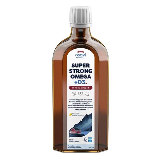 Osavi Super Strong Omega + D3 3500mg Omega 3lemon 250ml