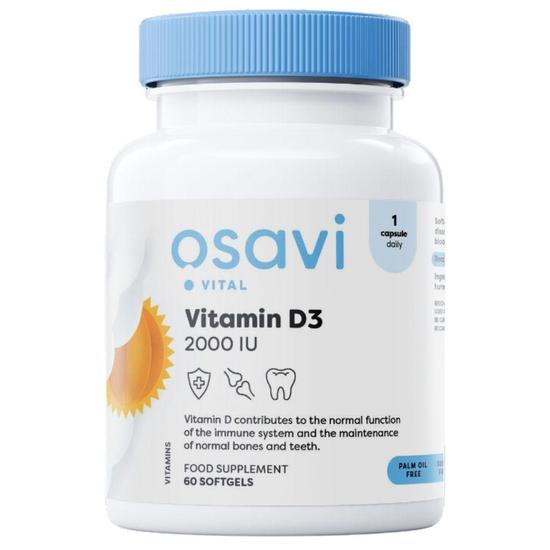 Osavi Vitamin D3 2000iu Softgels 60 Softgels