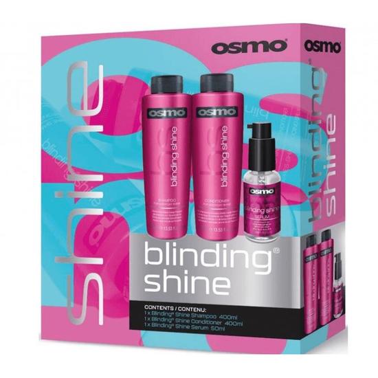 Osmo Blinding Shine Gift Set Shampoo 400ml + Conditioner 400ml + Serum 50ml