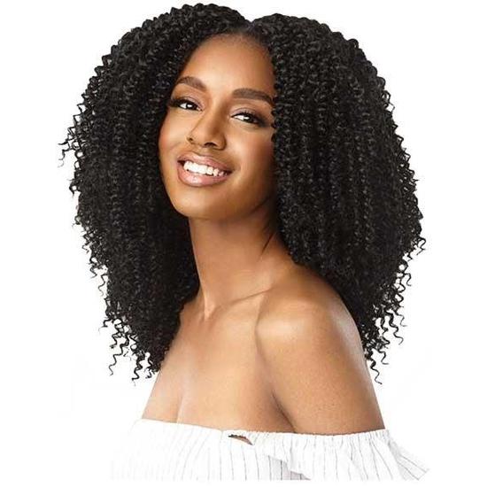 Outre Big Beautiful Hair 4a Kinky Curly Clip In 9 Pcs / 2T1B/2730