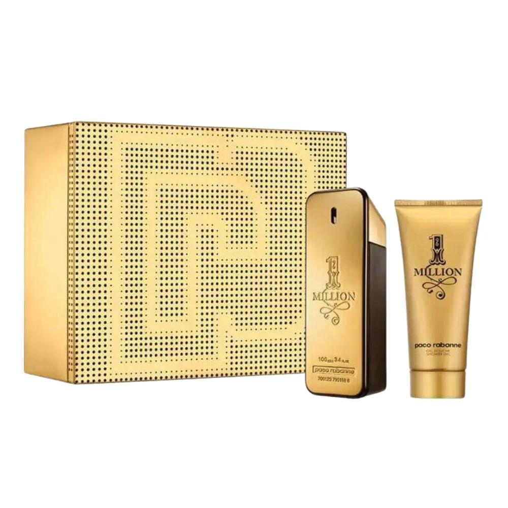 Paco Rabanne 1 Million Eau De Toilette Men's Aftershave Gift Set With Shower Gel 100ml