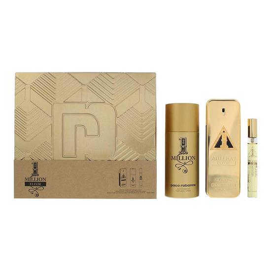 Paco Rabanne 1 Million Elixir Parfum Intense 100ml, 10ml + Deodorant Gift Set 100ml