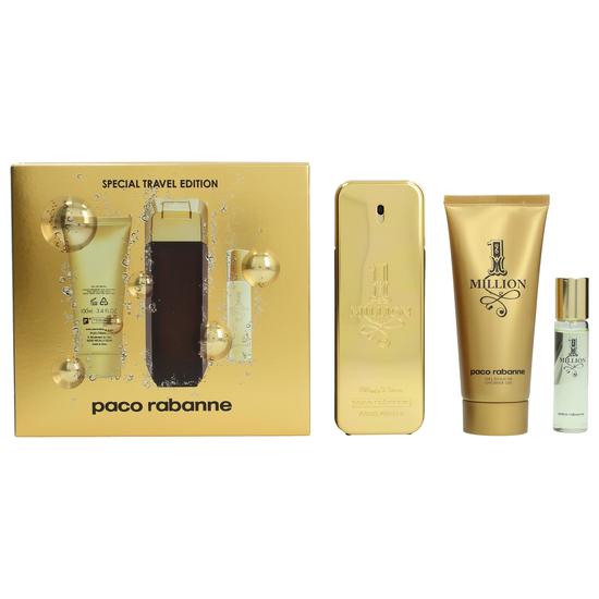 Paco Rabanne 1 Million Gift Set 100ml Eau De Toilette + 10ml Eau De Toilette