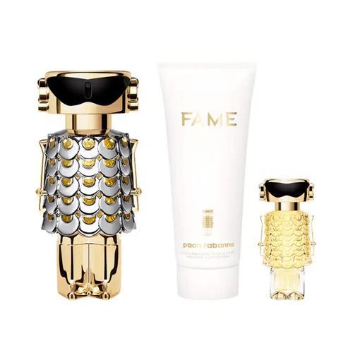 Paco Rabanne Fame Gift Set Eau De Parfum 80ml+ Body Lotion 100ml+ Eau De Parfum 4ml
