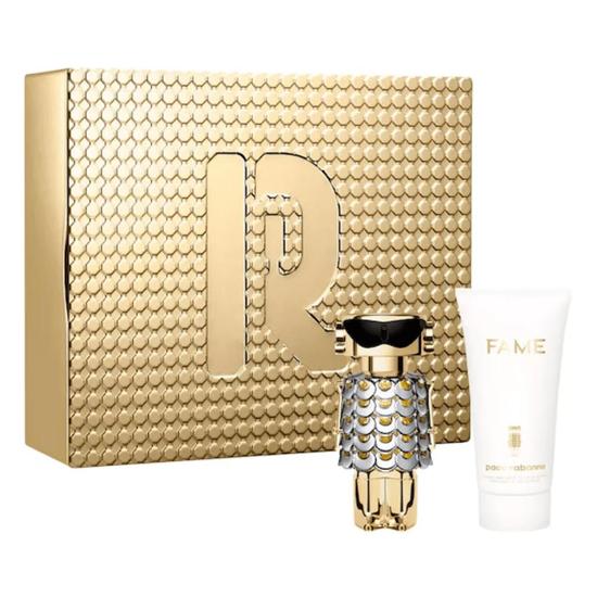 Paco Rabanne Fame Women's Perfume Gift Set 50ml Eau De Parfum + 75ml Body Lotion