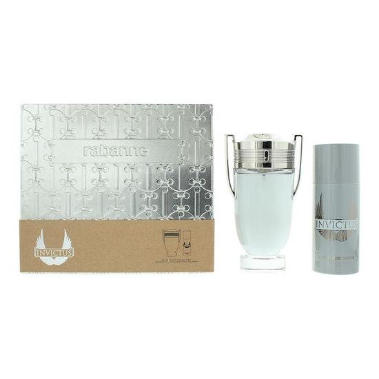 Paco Rabanne Invictus Eau De Toilette 200ml + Deodorant Spray 150ml Gift Set 200ml