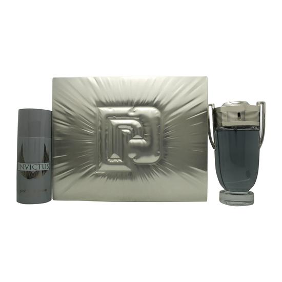 Paco Rabanne Invictus Gift Set 200ml Eau De Toilette + 150ml Deodorant Spray