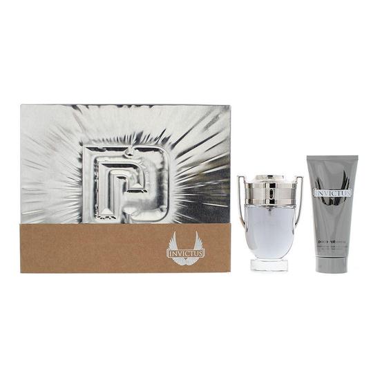 Paco Rabanne Invictus Gift Set: Eau De Toilette All Over Shampoo 2 Piece