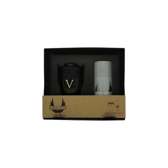 Paco Rabanne Invictus Victory Gift Set 100ml Eau De Parfum + 150ml Deodorant Spray