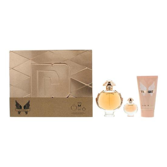 Paco Rabanne Olympea Eau De Parfum 50ml + 6ml + Body Lotion 75ml Gift Set 50ml