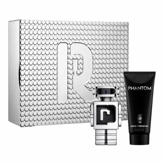 Paco Rabanne Phantom Eau De Toilette Gift Set Spray 50ml + 100ml Shower Gel