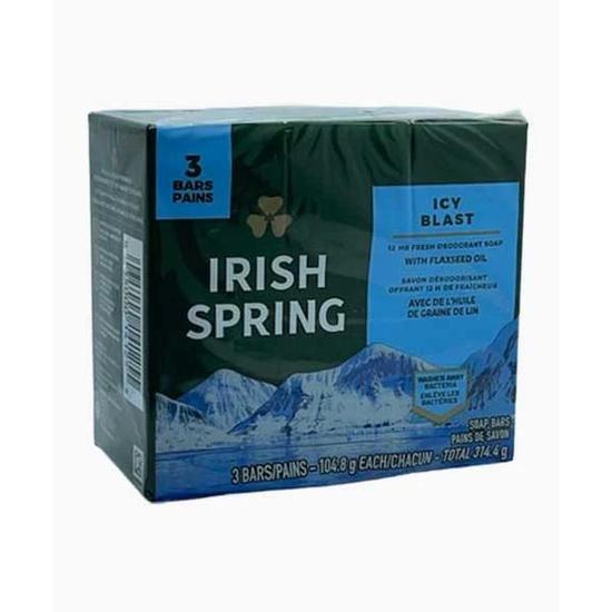 Palmolive Irish Spring Icy Blast Deodorant Soap 104.8 g (3 Bar)