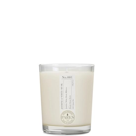 Parks London Home Collection Jasmine & White Musk Candle 180g