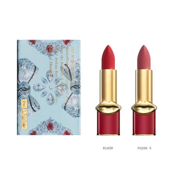 Pat McGrath Labs Obsessive Opulence:MatteTrance Lipstick Duo Nocturnal Nirvana: Elson + Flesh 5