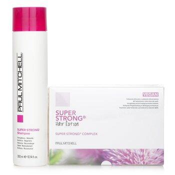 Paul Mitchell Strength Super Strong Complex Programme Set: Shampoo + Hair Lotion