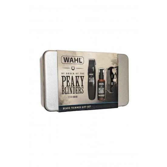 Peaky Blinders Wahl Beard Trimmer Gift Set Trimmer, Beard Shampoo, Combs, Brush