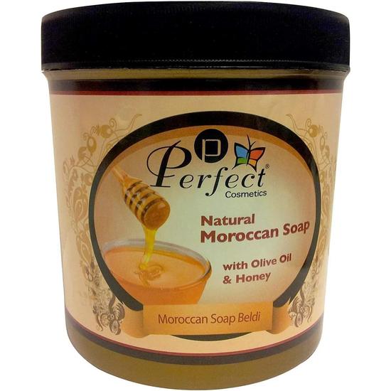 Perfect Cosmetics Natural Moroccan Soap With Natural Olive Oil & Honey 1000ml