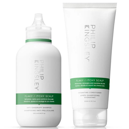 Philip Kingsley Flaky/Itchy Scalp Shampoo 250ml & Conditioner 200ml Duo