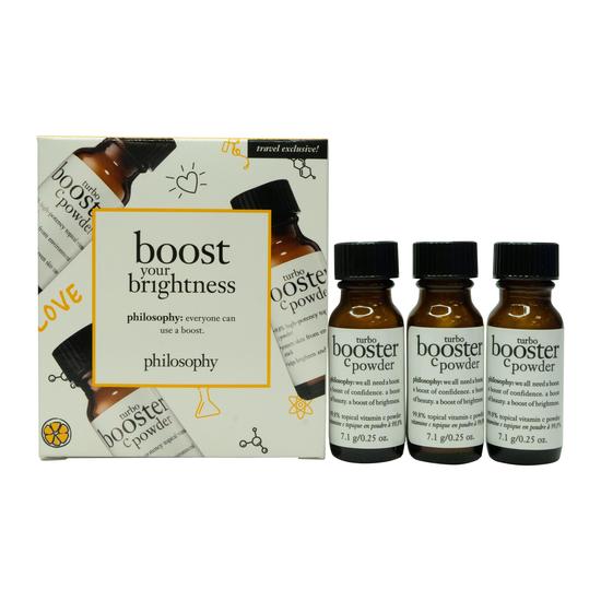 Philosophy Boost Your Brightness Trio Set Philosophy Turbo Booster C 3x 7.1g