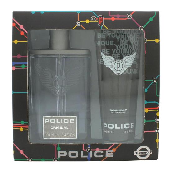 Police Original Gift Set 100ml Eau De Toilette + 100ml Shower Gel